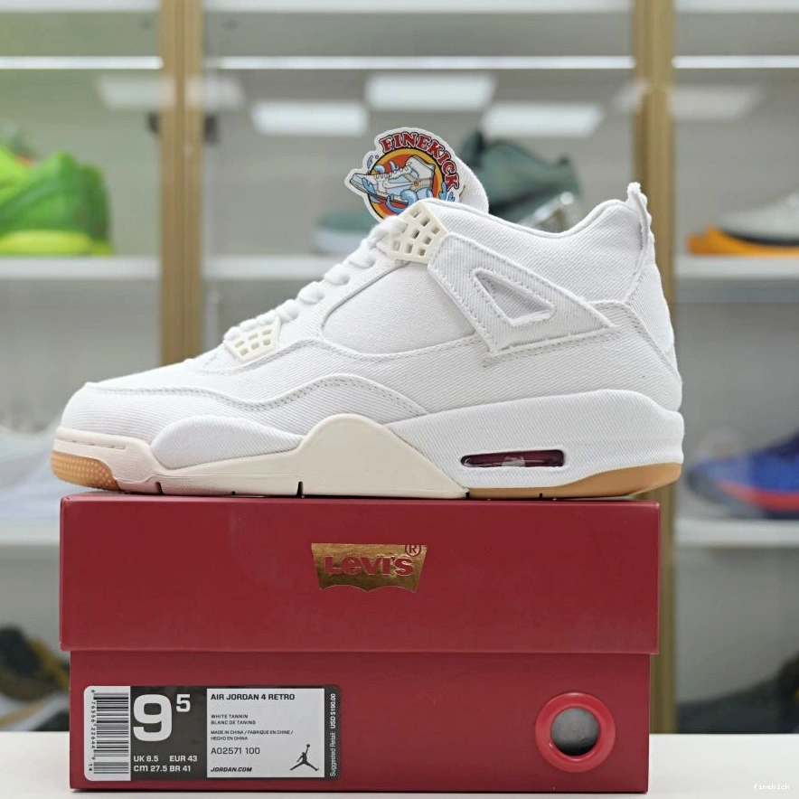 levis Jordan tag) white Air Jordan (levis 4 0102